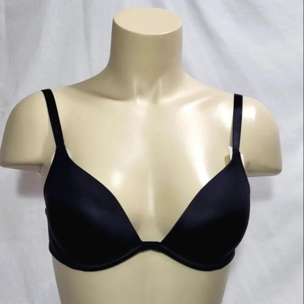 Wacoal b.tempt'd 958281 Future Foundation Push-Up UW Bra Black‎ NWT